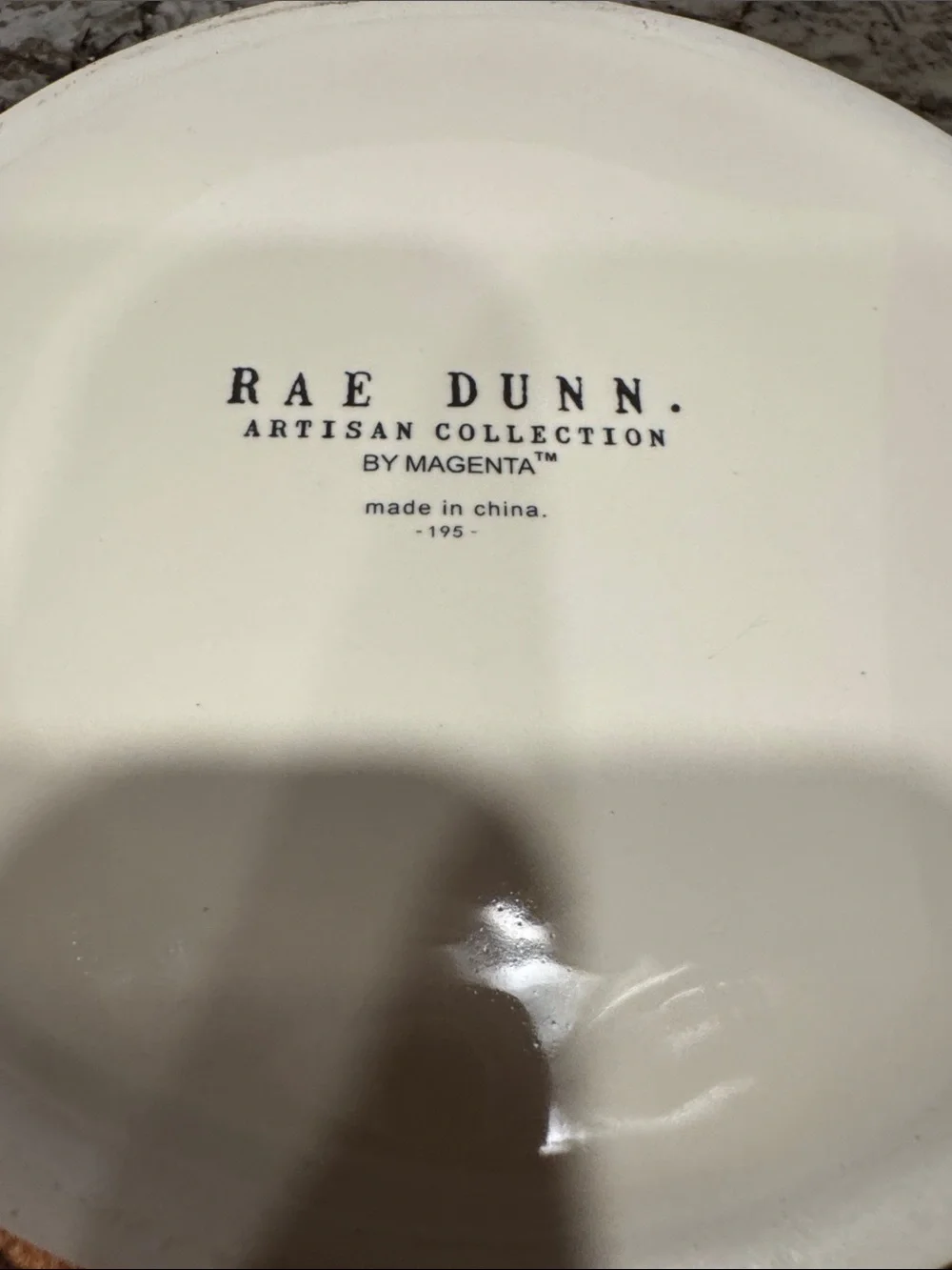 Rae Dunn White Ceramic jewelry dish or other 